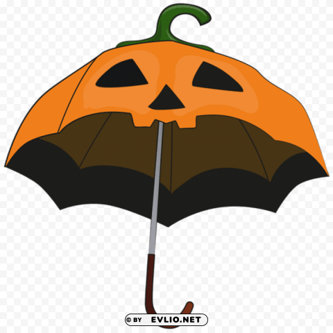 halloween pumpkin umbrella Clear PNG photos