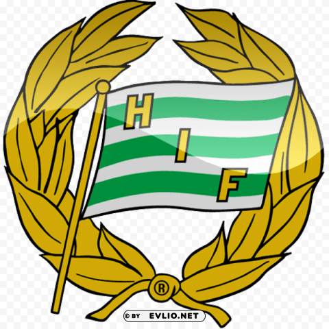 hammarby football logo 1 Transparent PNG Isolated Item