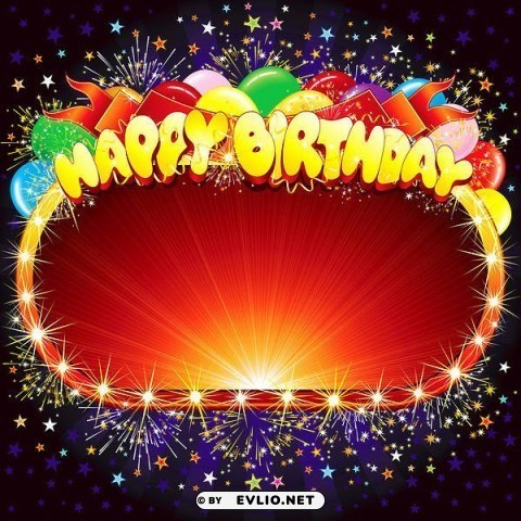 Happy Birthday Transparent PNG Image Free