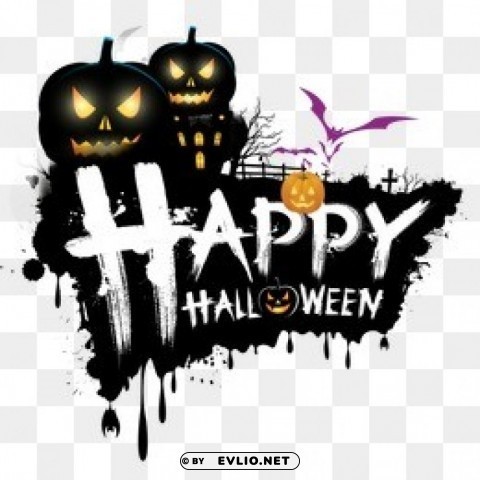 happy halloween happy PNG images without BG