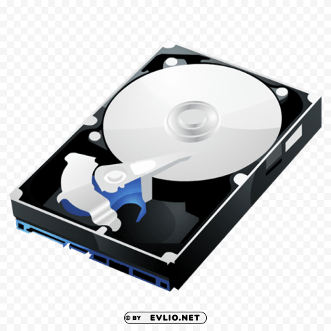 hard disc Isolated Item on Clear Transparent PNG