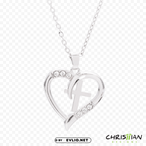 heart necklace PNG files with transparent canvas collection