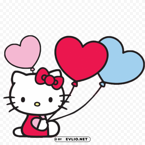 Hello Kitty Isolated Subject with Transparent PNG clipart png photo - c155f801