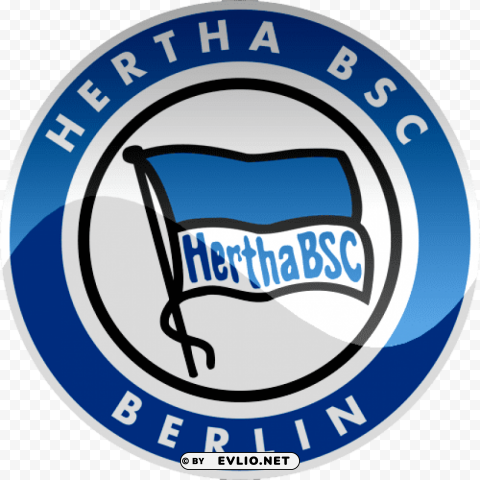 hertha berlin logo HighResolution Transparent PNG Isolated Item