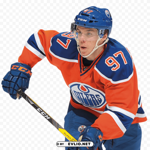 Hockey Player Transparent PNG Isolated Item