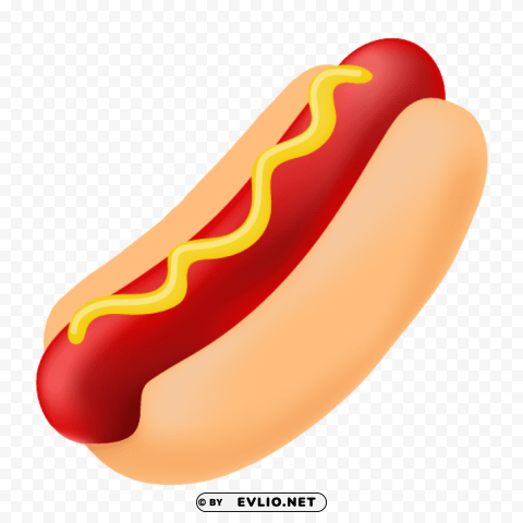 Hot Dog Isolated PNG Object With Clear Background