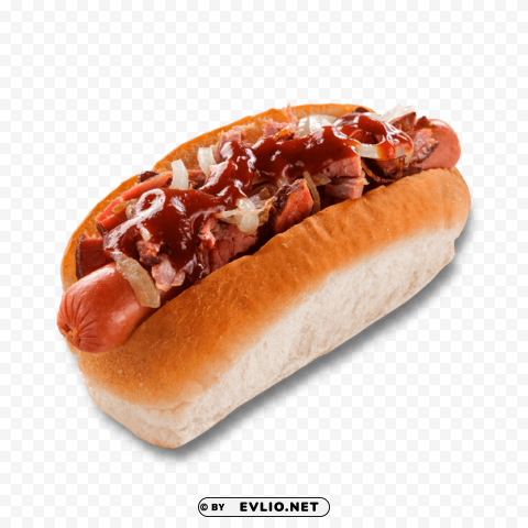 hot dog Transparent Background Isolated PNG Illustration