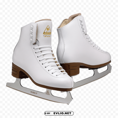 ice skates Clean Background Isolated PNG Illustration