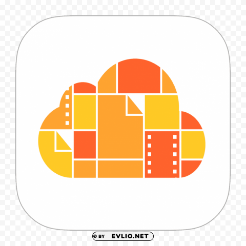 icloud drive icon PNG without background