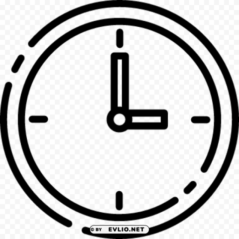 icono reloj de agujas PNG clear images
