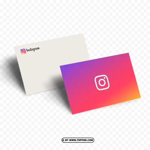 ig icon for business cards PNG Isolated Subject on Transparent Background