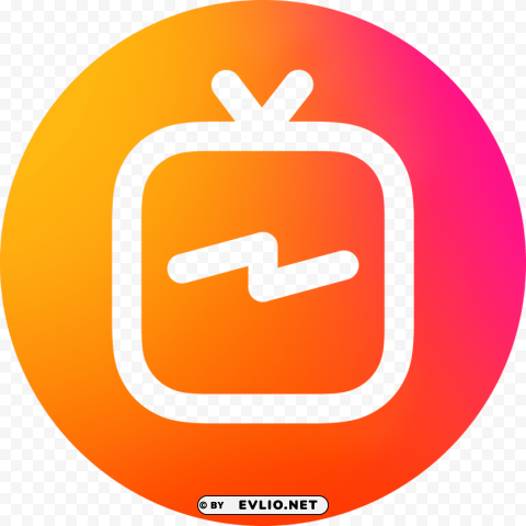 igtv logo Isolated Object on HighQuality Transparent PNG
