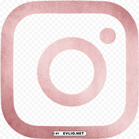 instagram logo rose gold PNG pictures with no background required