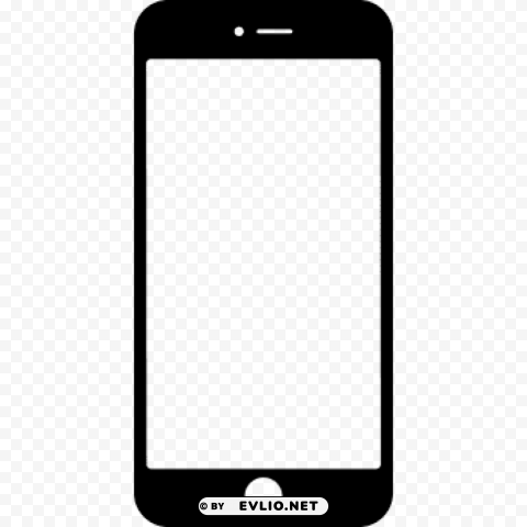 Transparent Background PNG of iphone black and white s Isolated Artwork in HighResolution PNG - Image ID 5622f7ef