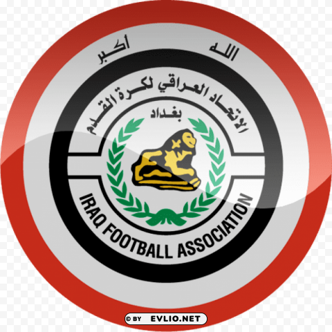 Iraq Football Logo Transparent PNG Object With Isolation