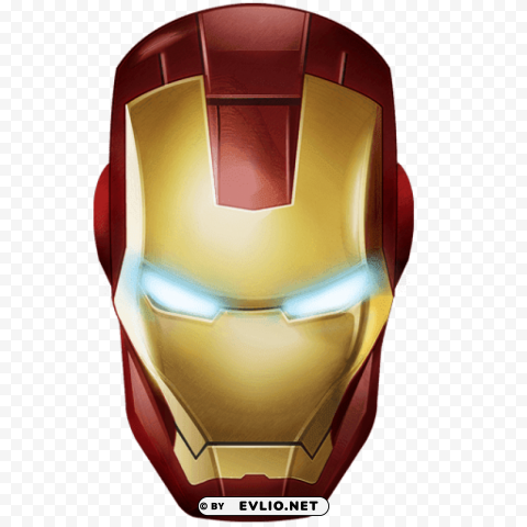 iron man mask PNG Image Isolated with Clear Transparency