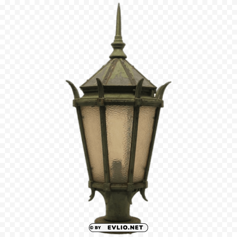 Transparent Background PNG of iron street lantern head PNG Graphic with Clear Isolation - Image ID ea392d5a