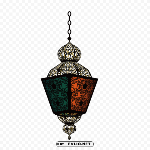 Islam pendant lamp Transparent Background PNG Isolated Graphic
