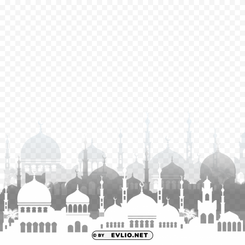 islamic mosque vector architecture Transparent Background Isolation in HighQuality PNG png images background -  image ID is 2c6be4e6