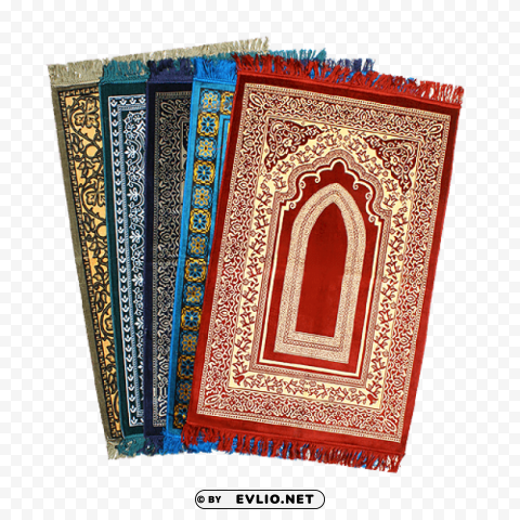 islamic Prayer rug Clear Background Isolated PNG Object