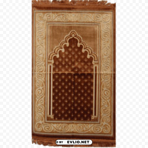 islamic Prayer rug Clear Background Isolation in PNG Format