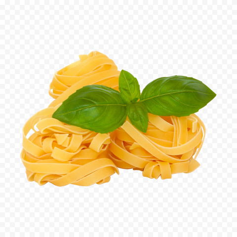 Italian Cuisine Tagliatelle Pasta PNG Image with Transparent Background Isolation