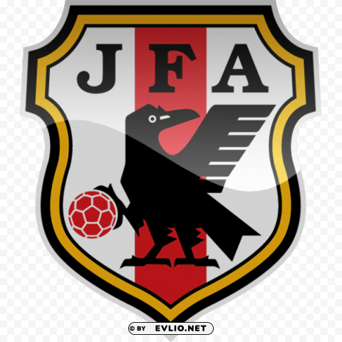 japan football logo png Isolated Artwork on Transparent Background
