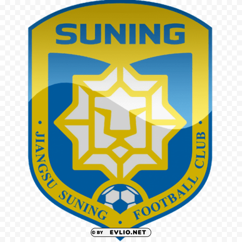 jiangsu suning football logo PNG with Transparency and Isolation