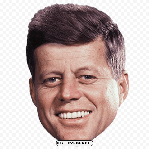 john f kennedy smiling PNG images with alpha transparency layer