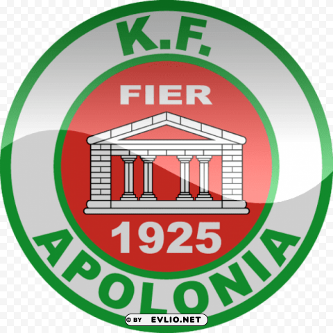 kf apolonia fier football logo PNG for blog use