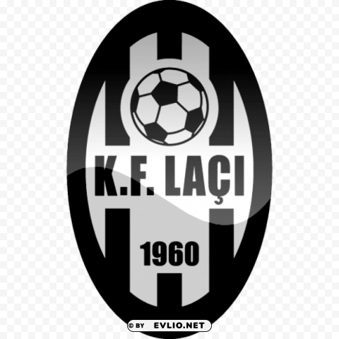 kf laci football logo Isolated Artwork on Clear Background PNG