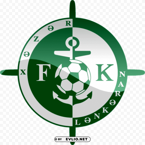 khazar lankaran fk football logo Transparent PNG Isolated Element with Clarity