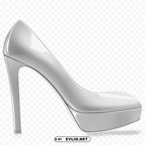 kheila white women shoe PNG Image Isolated with Transparent Detail