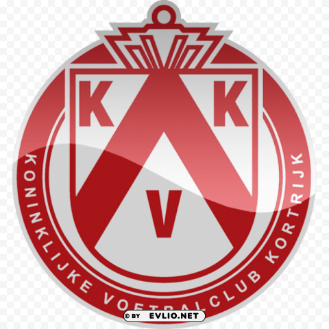 kortrijk football logo Isolated Artwork in Transparent PNG