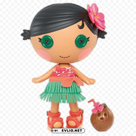 lalaloopsy kiwi tiki wiki PNG Image with Isolated Graphic Element