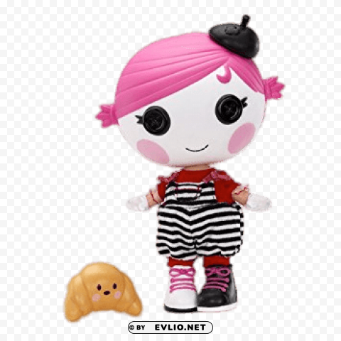 lalaloopsy sherri charades PNG Graphic Isolated on Clear Background