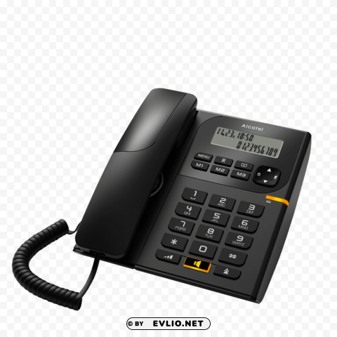 landline phone Isolated Icon on Transparent Background PNG