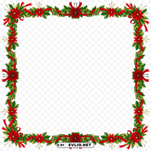 large christmasphoto frame PNG transparent photos for design