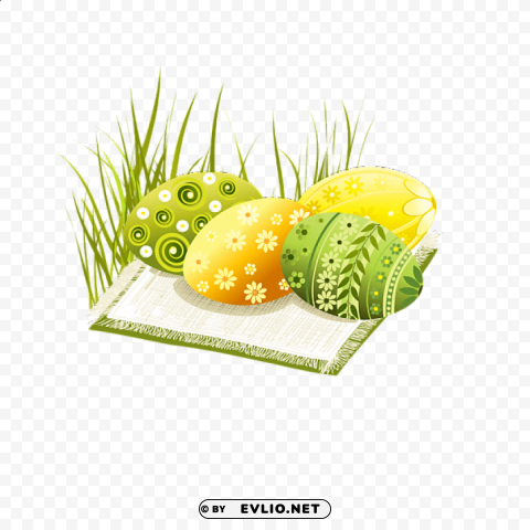 large ester eggs decoration PNG Image Isolated with Transparent Detail