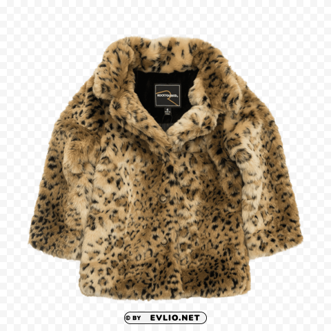 Leopard Fur Coat Transparent Graphics PNG