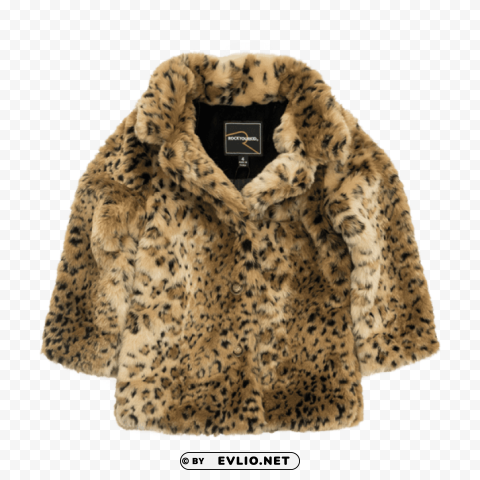 leopard fur coat Transparent picture PNG