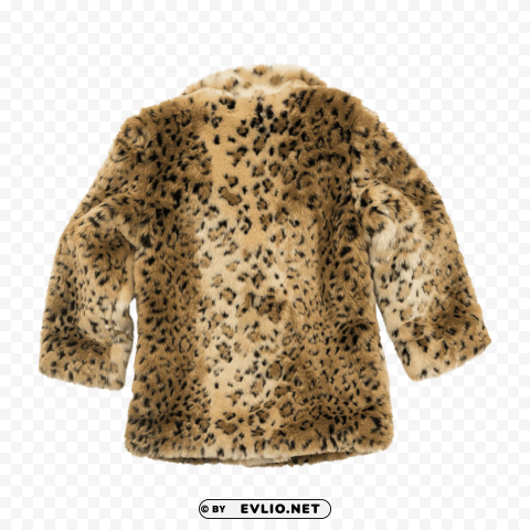 leopard fur coat Transparent PNG graphics archive