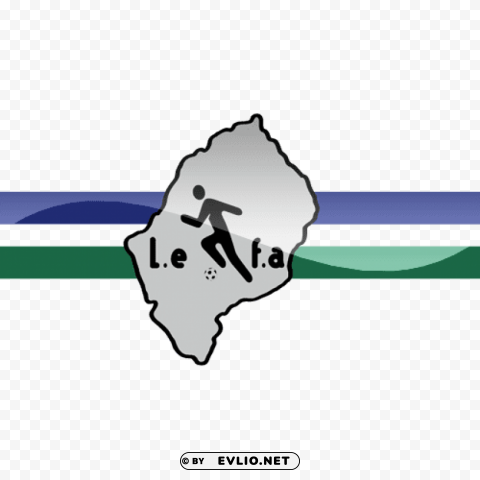 lesotho football logo Clear Background PNG Isolation