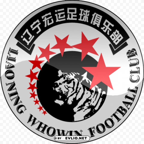 liaoning whowin fc football logo Isolated Object on Clear Background PNG