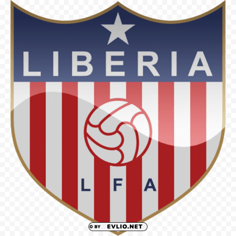 liberia football logo PNG Isolated Design Element with Clarity