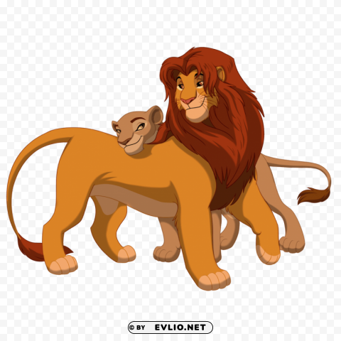 lion king High-resolution transparent PNG images set