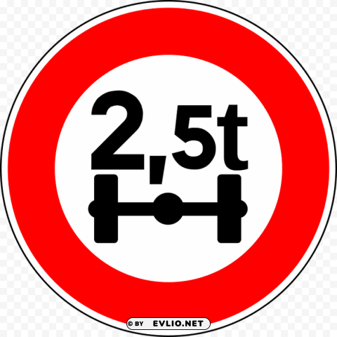 load limit road sign Free PNG images with transparent layers