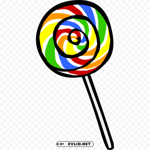 lollipop ClearCut Background PNG Isolated Item
