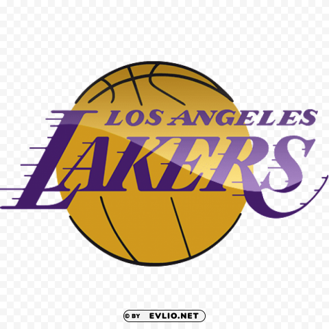 los angeles lakers football logo Isolated Item with Clear Background PNG
