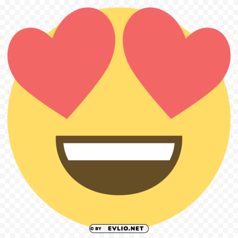 Love Emoji Clean Background Isolated PNG Graphic Detail